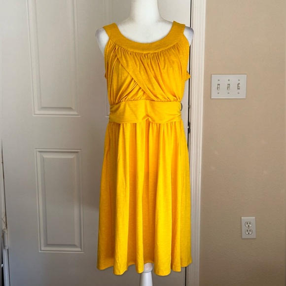 Unique & Classic Dresses & Skirts - Unique & Classic Premium Quality Bright Yellow Flowy Dress Size XL